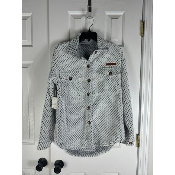 NWT Simply Southern Womens Grey Fleece Size Small - Picture 1 of 4